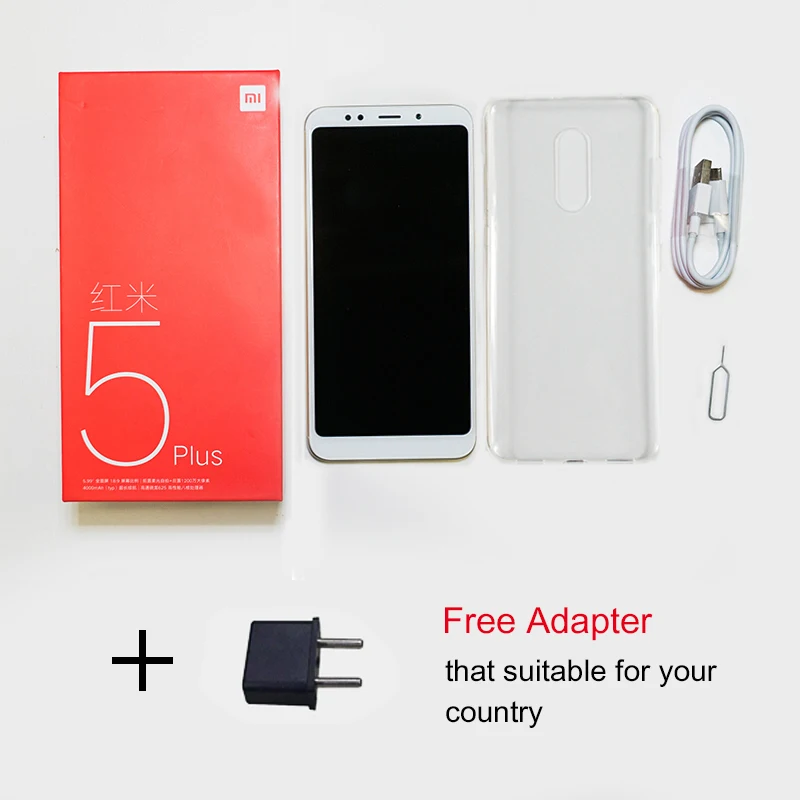 Оригинальный Xiaomi Redmi 5 Plus смартфон 3 Гб оперативная память 32 Встроенная 99 &quotполный