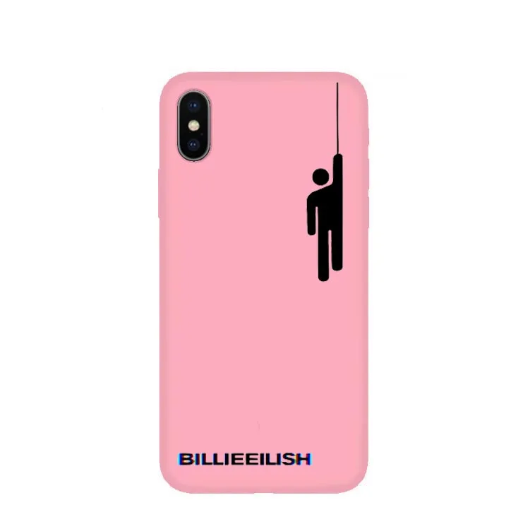 Billie Eilish rainbow blohsh Ocean Eyes Мягкий ТПУ розовый чехол для телефона 11 Pro MAX X10 5 5S 6 6splus 7 8plus XS