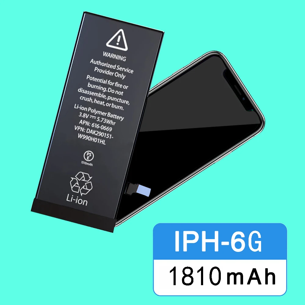 Батарея Giutaat для Apple iphone 6 6G мобильный телефон 1810mAh литий-полимерные батареи набор