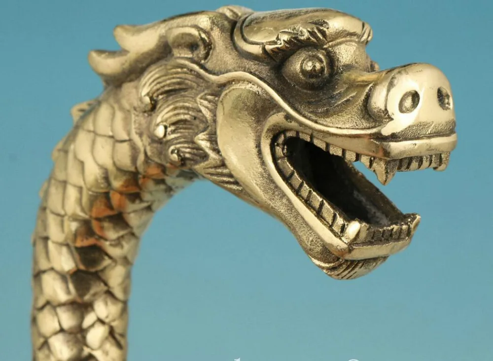 100% латунь чистая медь дедушка хороший Счастливый Китайский старый ручной работы