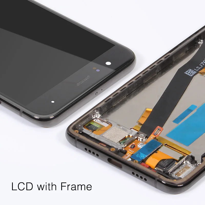 ЖК дисплей с рамкой для Xiaomi Mi 6 100% испытано сенсорный экран датчиком отпечатков