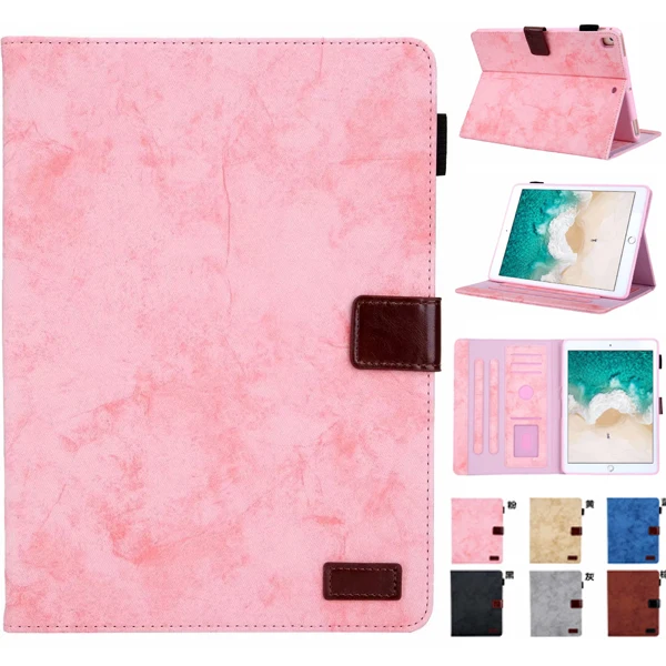 

Leather PU Smart Cover Case For Apple iPad Air 1 Air 2 5 6 New iPad 9.7 2017 2018 A1822 A1823 A1893 Coque Funda Shell