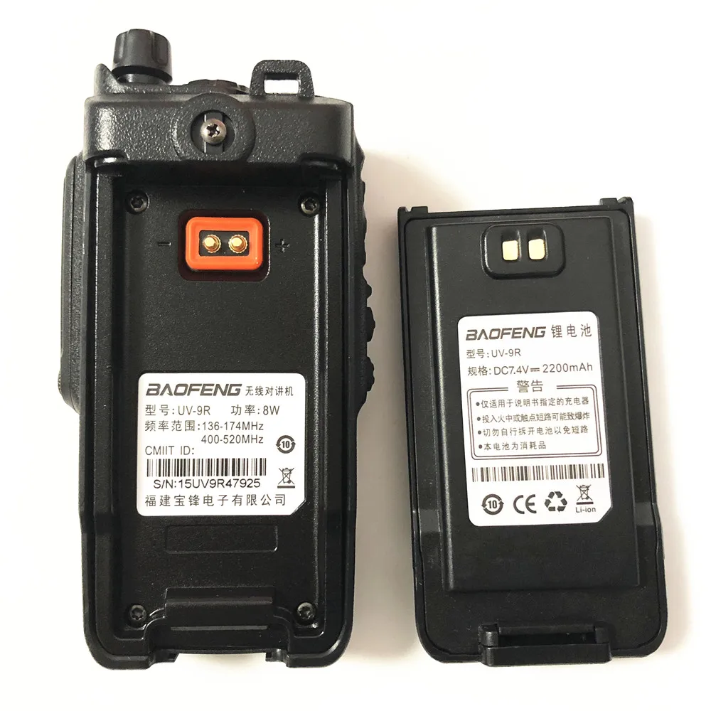 Baofeng UV-9R plus двухстороннее радио 136-174/400-520 МГц uv9r ip67 трансивер Ham cb радиостанция Водонепроницаемая 10 Вт рация