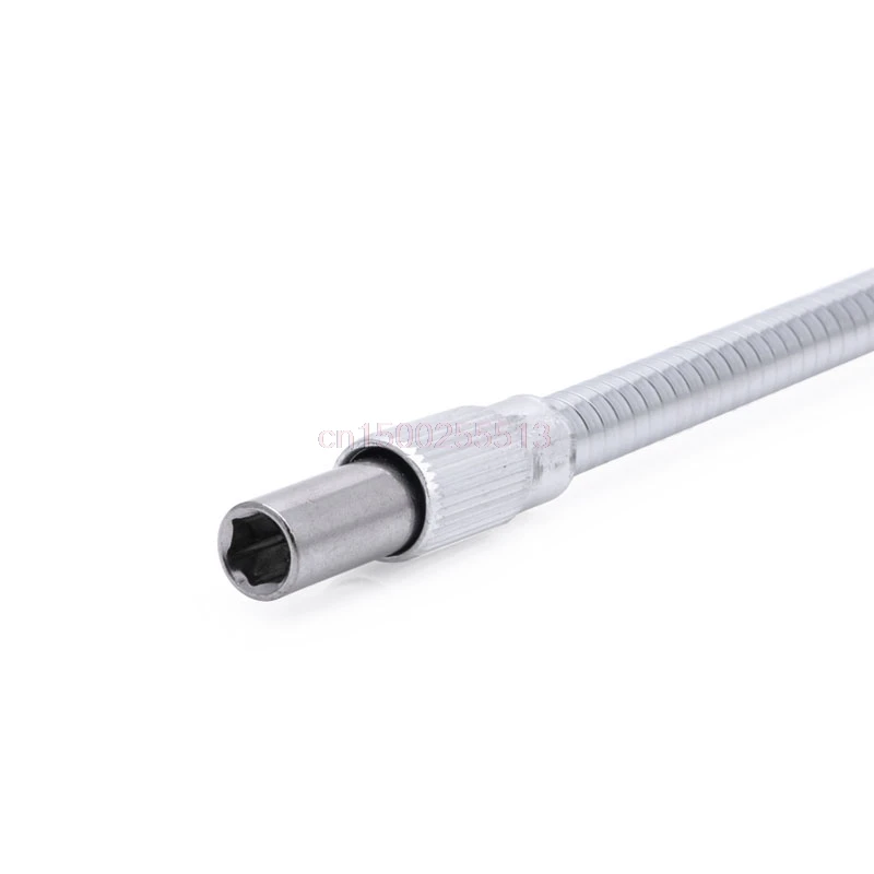 

1/4" Hex Flexible Hose Screwdriver Extension Bit Flex Socket Holder Adapter 20cm