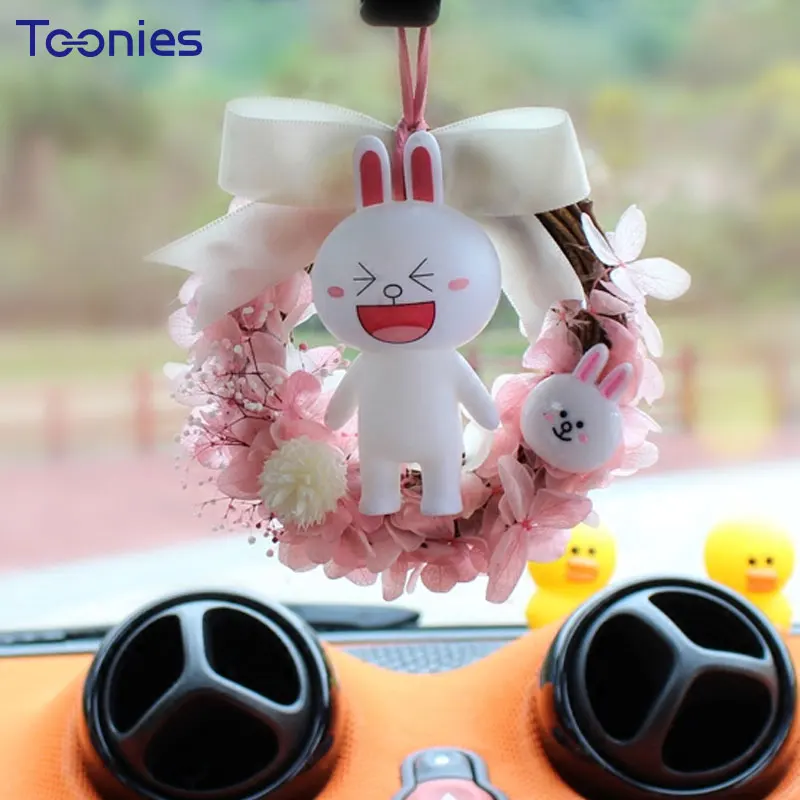 Countryman Coupe Car Ornaments Hand Made Dried Flower Blessing Pendant Cabrio 5 Door Cooper Mini Rearview Mirror Decoration | Автомобили и