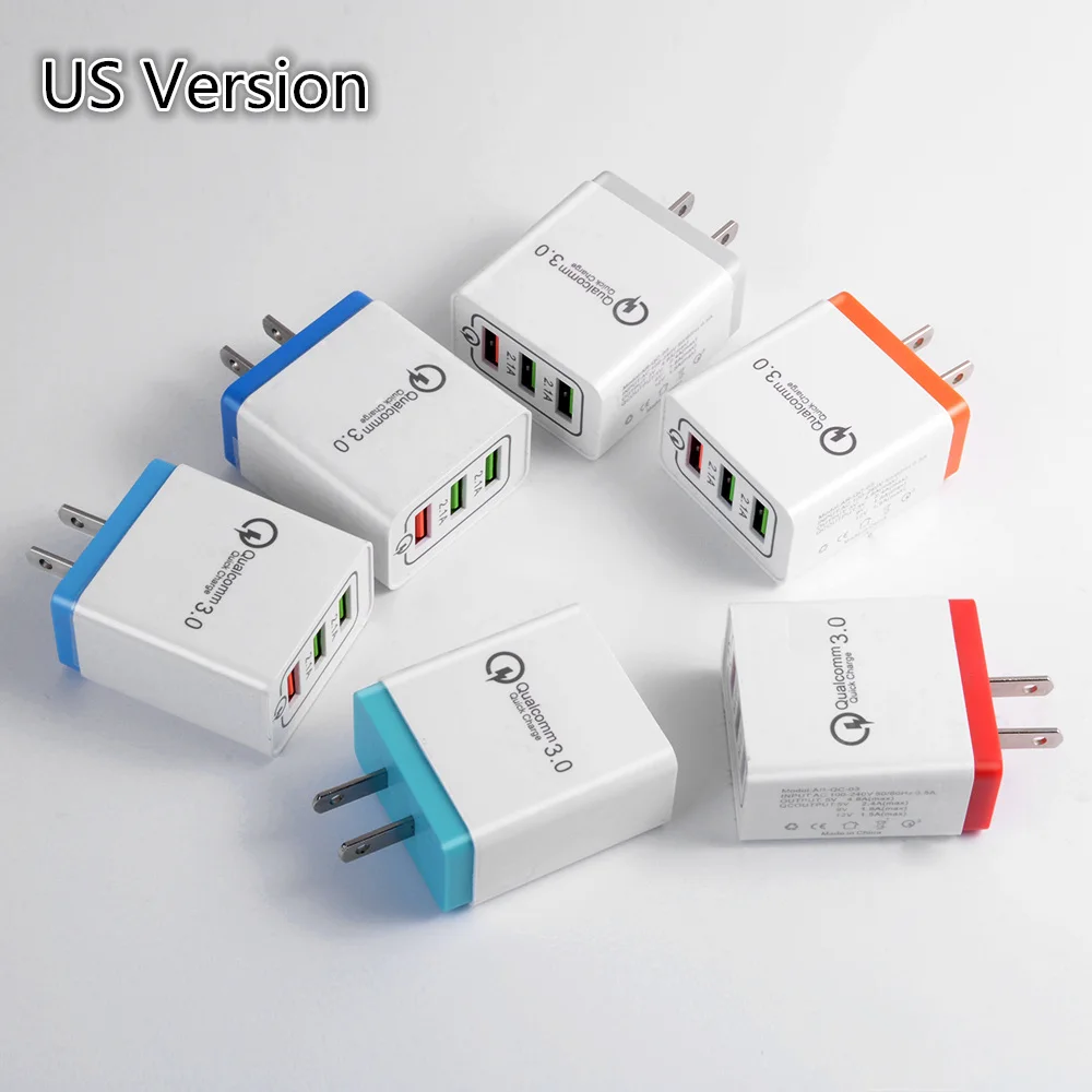Crauch Quick Charge 3,0 USB зарядное устройство для путешествий 18 Вт Быстрая Зарядка адаптер для Xiaomi huawei P20 Lite планшеты зарядное устройство для мобильного телефона s