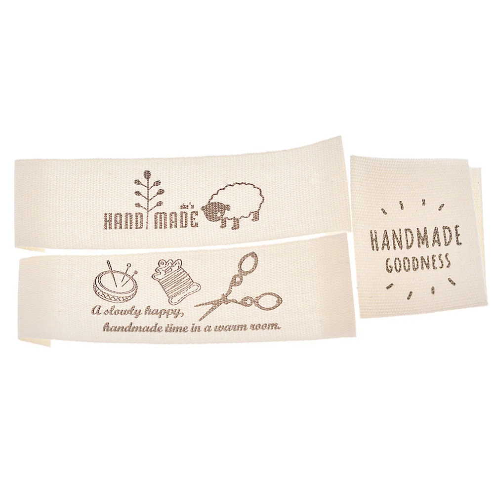 50 шт. моющиеся хлопковые этикетки ручная работа с рисунком овцы сделай сам