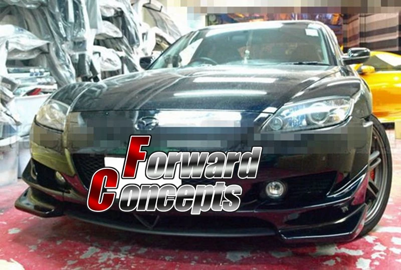 Для 2004 2008 RX8 RX 8 R стильные передние бамперы разветвители CANARDS APRONS FLIPPERS LIP|lips lip|lip