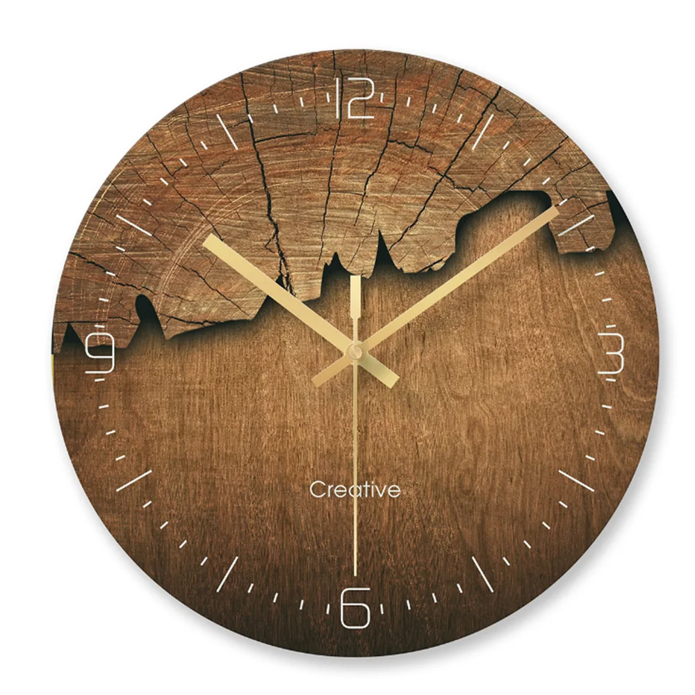 Винтажные настенные часы Z056 декоративные круглые в стиле ретро с имитацией