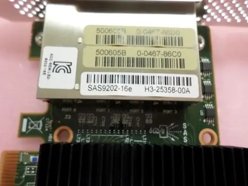 RaidStorage Avago LSI SAS 9202 16E WPXP6 оригинальный 16 порт HBA JBOD SFF8644 Mini 6Gb PCI E 2 0 X8 карта