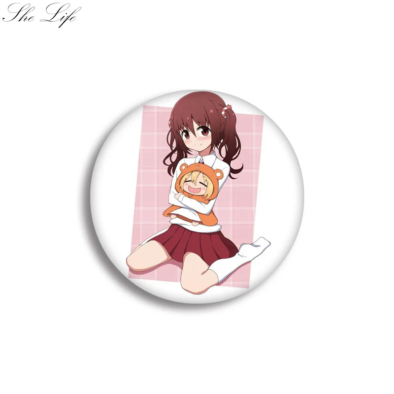 Японский значок аниме Himouto! Umaru Чан Косплей коллекция реквизит булавка Сумка