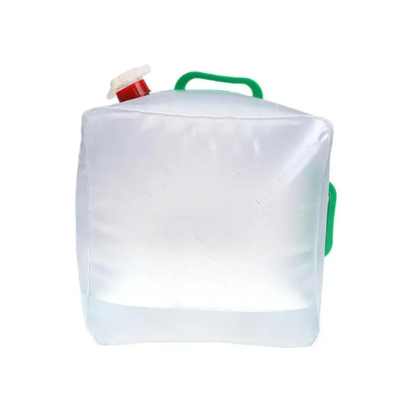 20L портативная складная сумка для хранения воды на открытом воздухе для активного отдыха, инструменты для выживания, ведро для кемпинга, походный контейнер-бочка