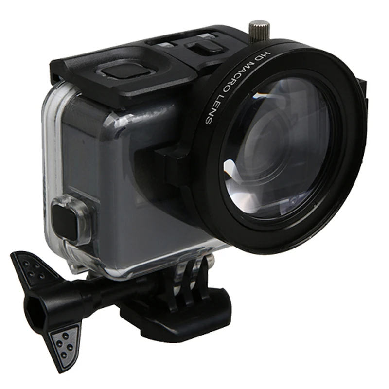 УФ-фильтр 58 мм и 16 x увеличение макрообъектив крупным планом для GoPro Hero 5