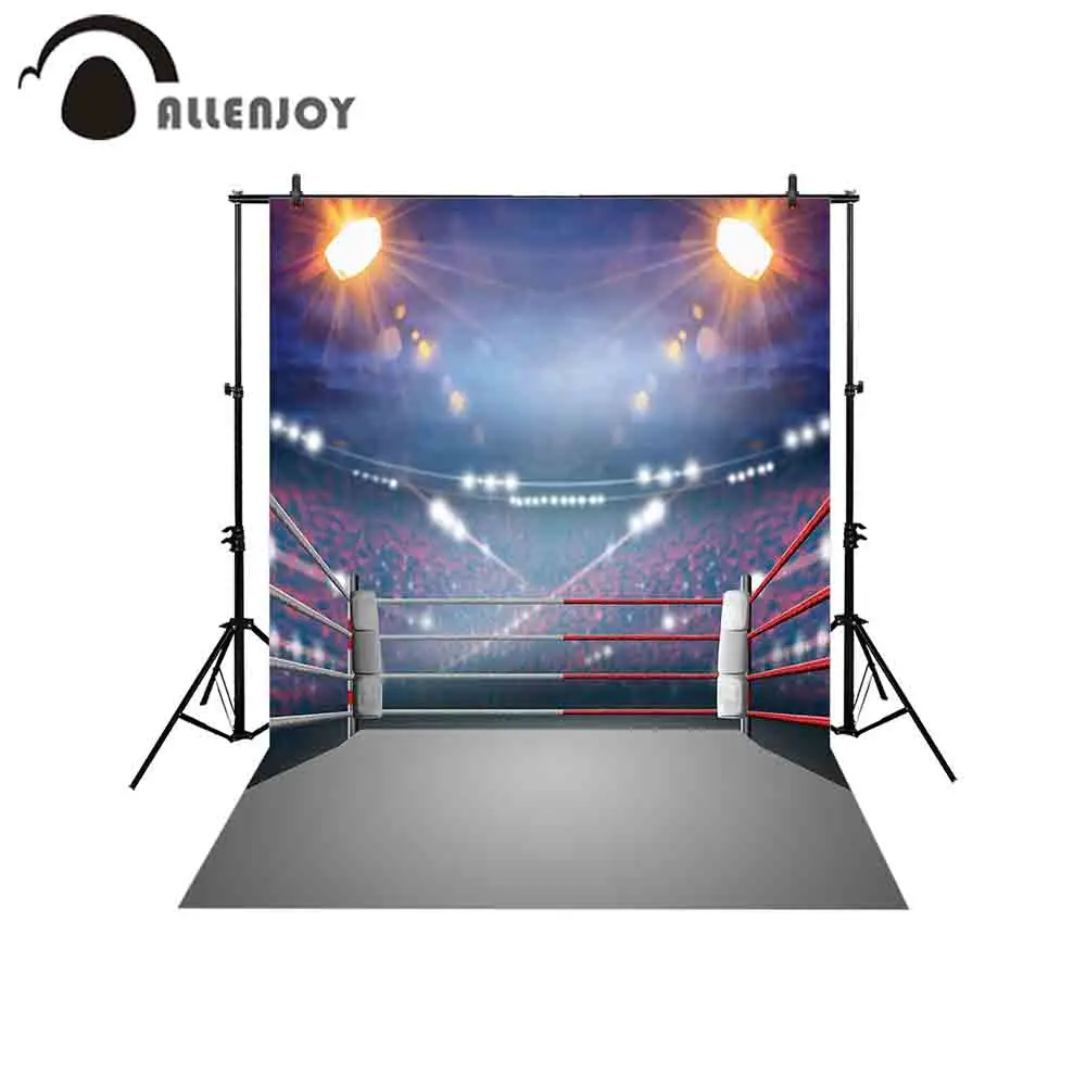 Фон для профессиональной фотосъемки Allenjoy с изображением боксерского ринга