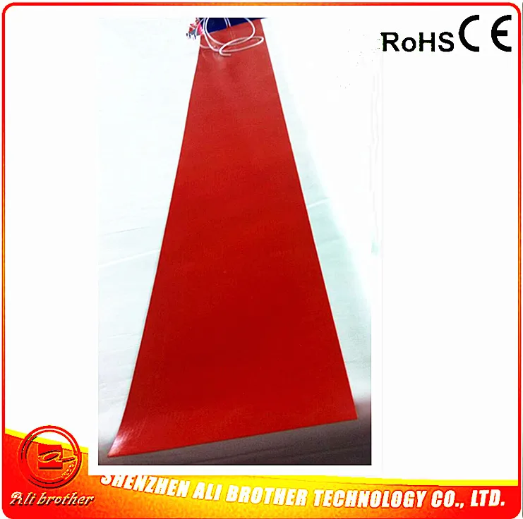 Электрическое Силиконовое одеяло для обогрева 110 В 2000 Вт 250*2000*1 5 мм свинцовая