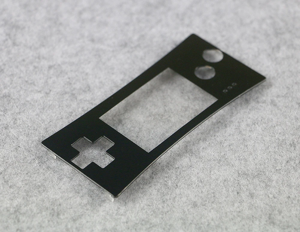 1 шт. черная Серебристая передняя оболочка Лицевая панель чехол для Nintendo Gameboy Micro