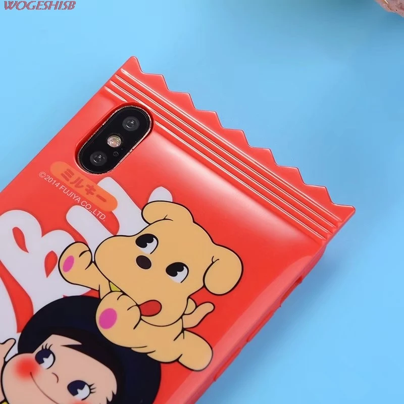 Милый чехол для телефона Peko Milk для iPhone X Xs 11 Pro Max XR TPU чехол-накладка для iPhone SE 5 5S 6 6S 7 8 Plus чехол s