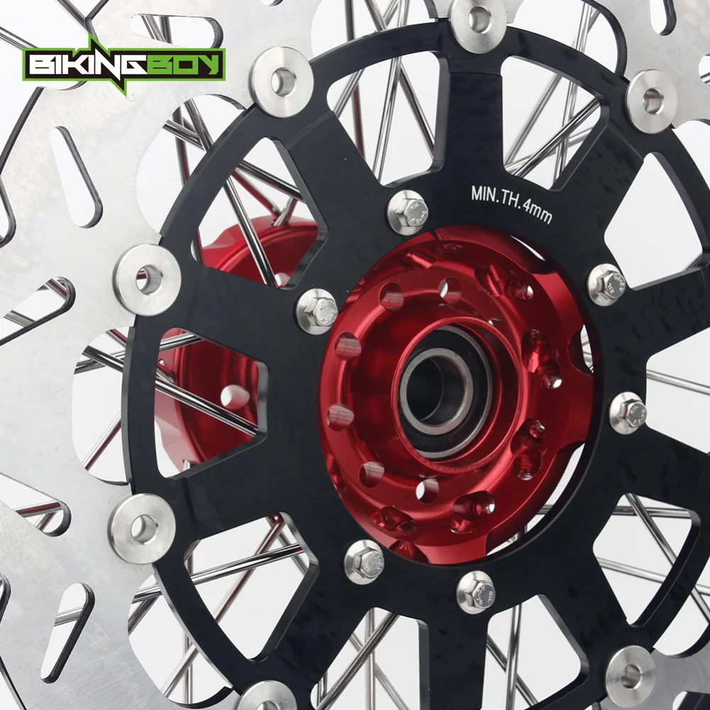 BIKINGBOY 3 5 4 5/4 25 17 &quotCRF 250 R 14 18 CRF450R 13 Supermoto передний задний обод колеса ступицы