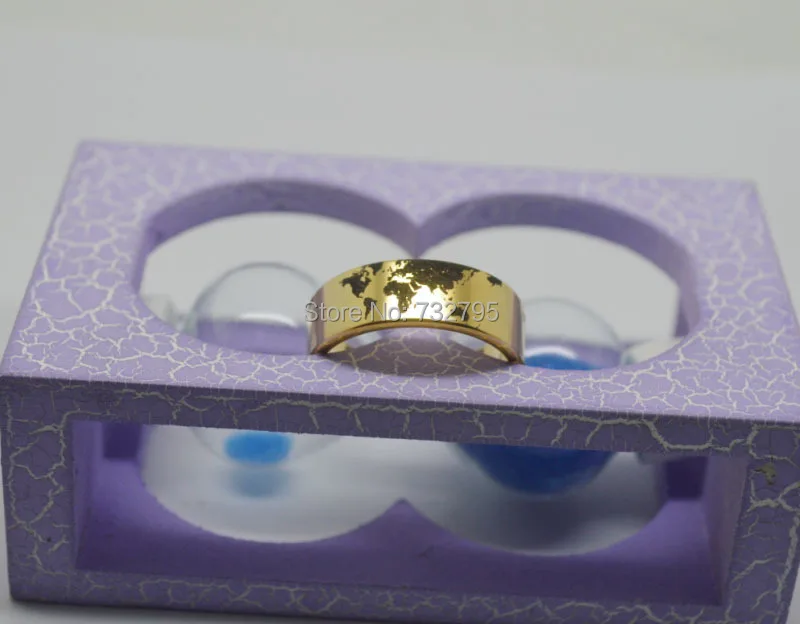 Бесплатная доставка 8 мм ширина Wold карта карбида вольфрама кольцо оптовые заказы