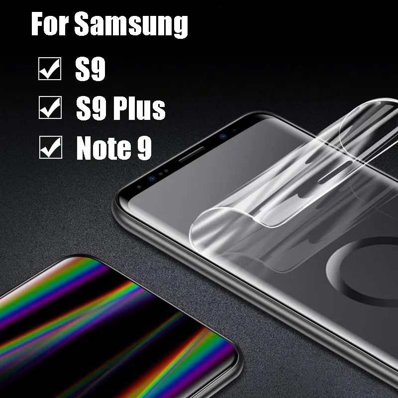 Гидрогелевая пленка для samsung galaxy s9 plus note 9 Защитная мягкая защитная экрана s s9plus note9