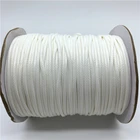 Вощеный хлопковый шнур, 0,50,8211 мм, белый, нить, веревка шнур для ожерелья, веревка для изготовления браслетов Шамбала