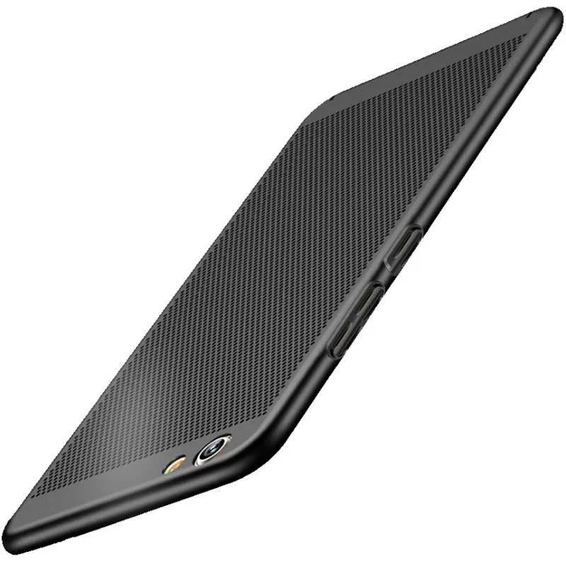 1 шт. чехол для телефона дышащий защитный из поликарбоната с отверстием и защитой