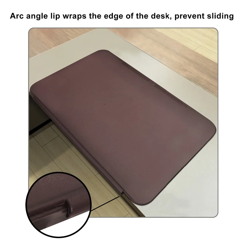 68x40cm Desk Pads TPU Mate Blotters with Fixation Lip Comfortable Writing Pad Keyboard Mat Mouse for Office&ampHome Brown | Компьютеры и