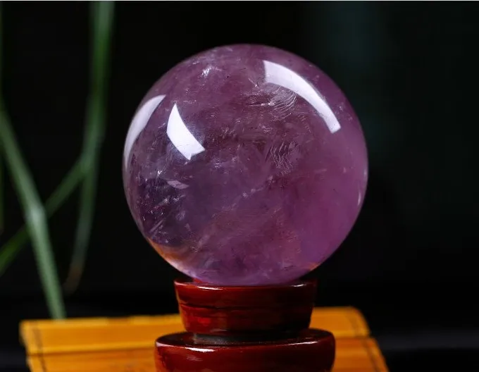 Бразилия натуральный Уругвайский светильник фиолетовый Кристальный шар дома