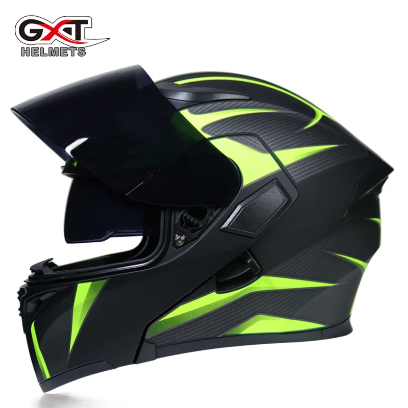 Горячая Распродажа GXT 902 мотоциклетный шлем с откидной крышкой модульный мото