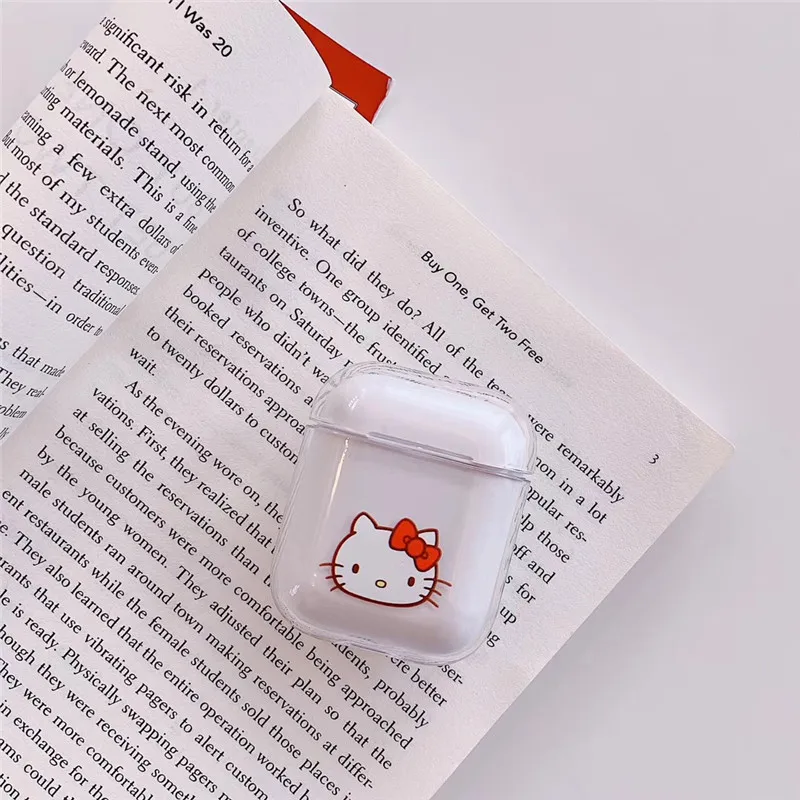 Мультфильм Bluetooth Беспроводной наушники чехол для AirPods Защитная крышка аксессуары милый Жесткий Чехол для Apple Airpods зарядки сумки - Цвет: A7