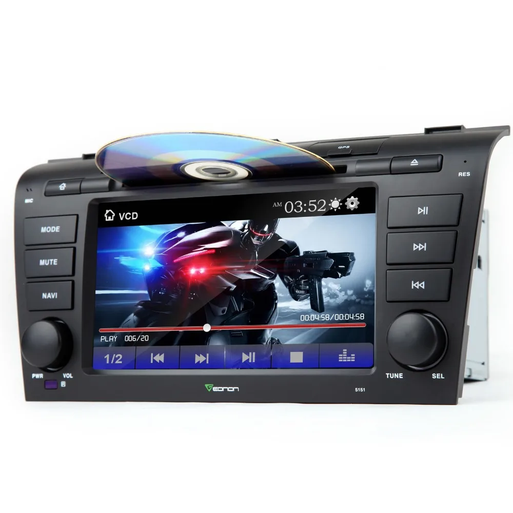 7 "Специальный автомобиль DVD GPS Sat Nav стерео головное устройство для Mazda 3 2004/2005/2006/