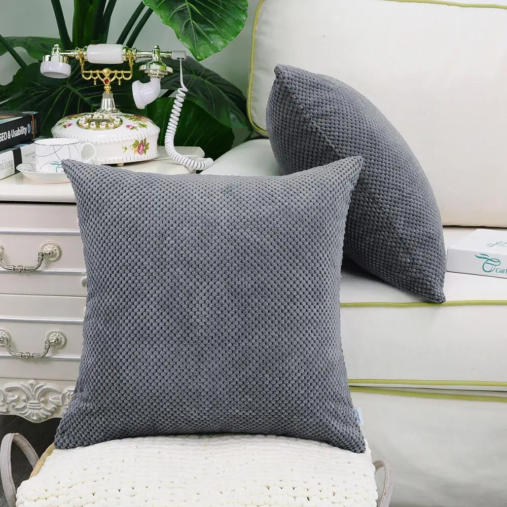 CaliTime упаковка из 2 удобных наволочек для дивана-кровати удобные мягкие