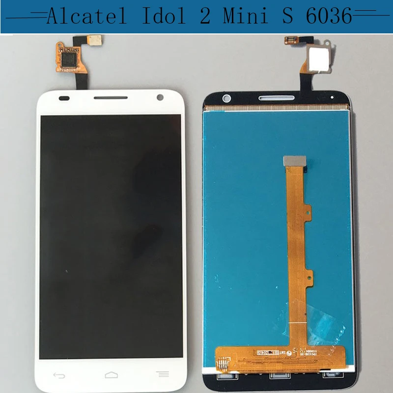 4 5 &quotдля Alcatel Idol 2 mini S 6036Y 6036A 6036 OT6036Y OT6036A OT6036 ЖК дисплей сенсорный экран в сборе
