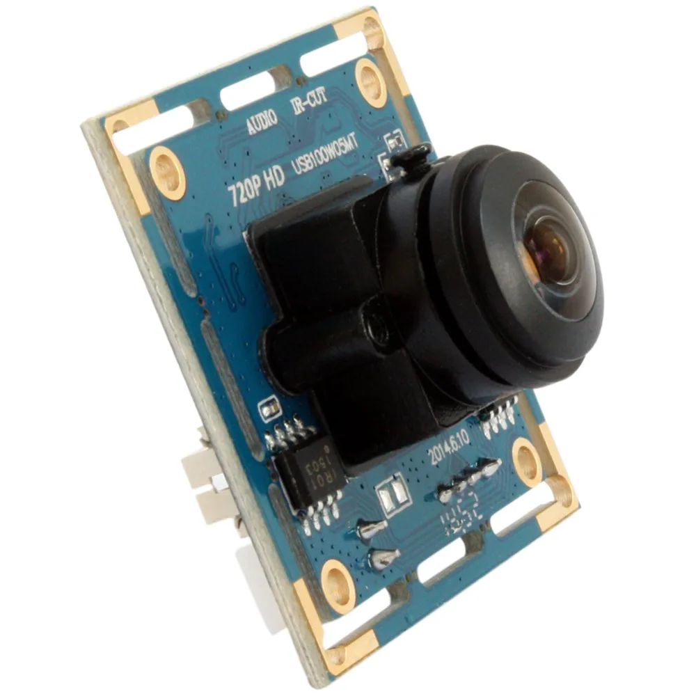 Датчик ELP HD CMOS OV9712 1 0 МП широкоугольная USB-камера модуль с объективом рыбий глаз на