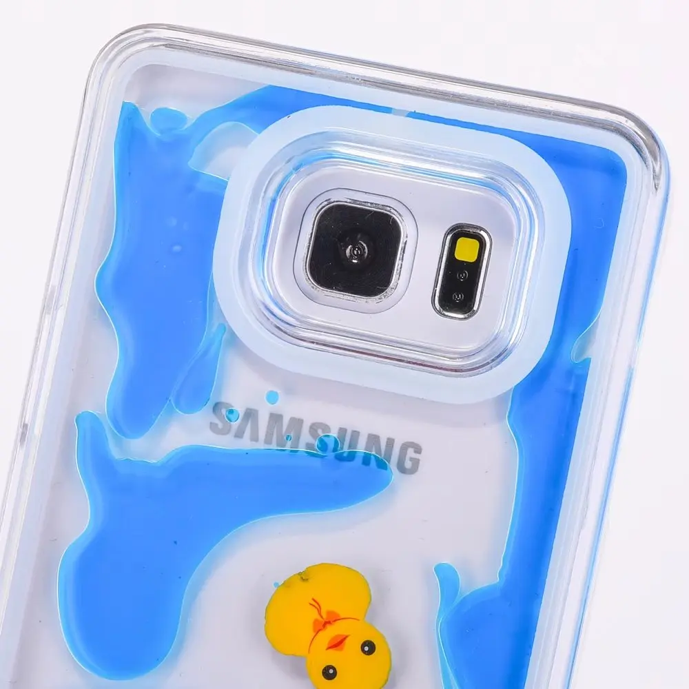 Милый чехол Vonada для Samsung Galaxy Note 5 уникальный жесткий телефона с плавающей жидкой