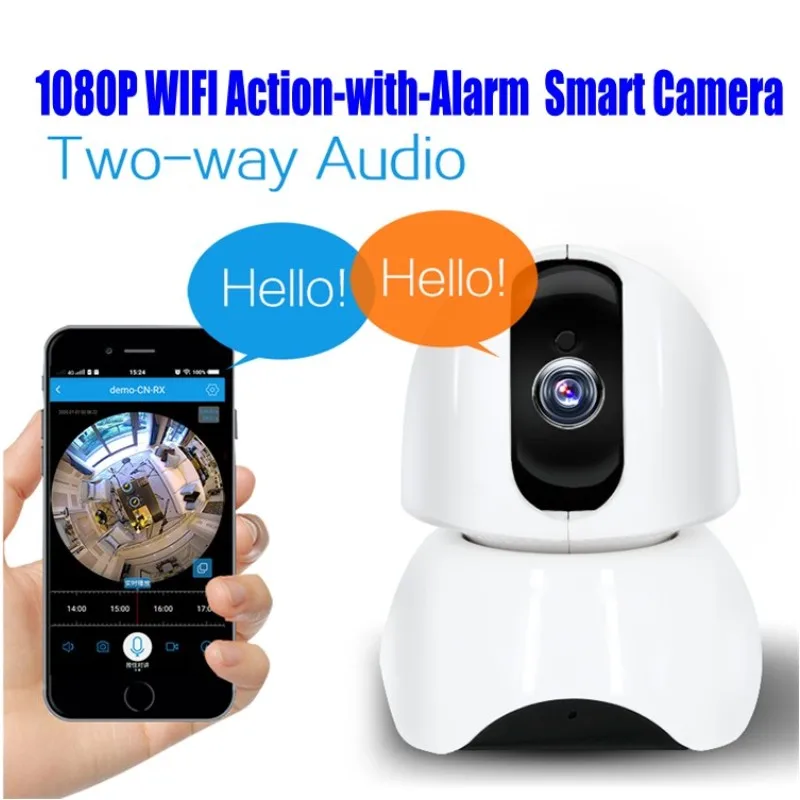 X3 1080 P Wi-Fi IP Камера 2.0MP 340 градусов Беспроводной охранных PTZ робот видеонаблюдения