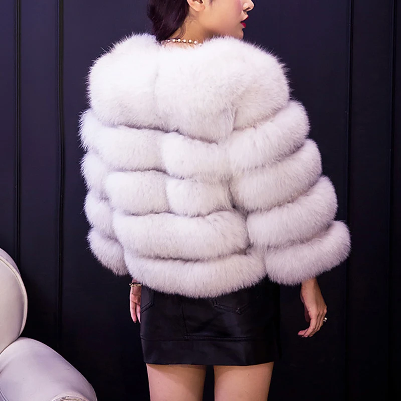Женская Шуба из искусственного меха Chaquetas Mujer S-3XL норковые шубы для женщин новинка