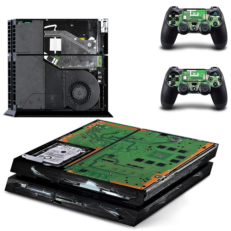 Дикая Охота мясо шестерни наклейка для PS4 виниловая наклейка, стикер для консоли Playstation 4 и 2 контроллера наклейка для PS4 стикер