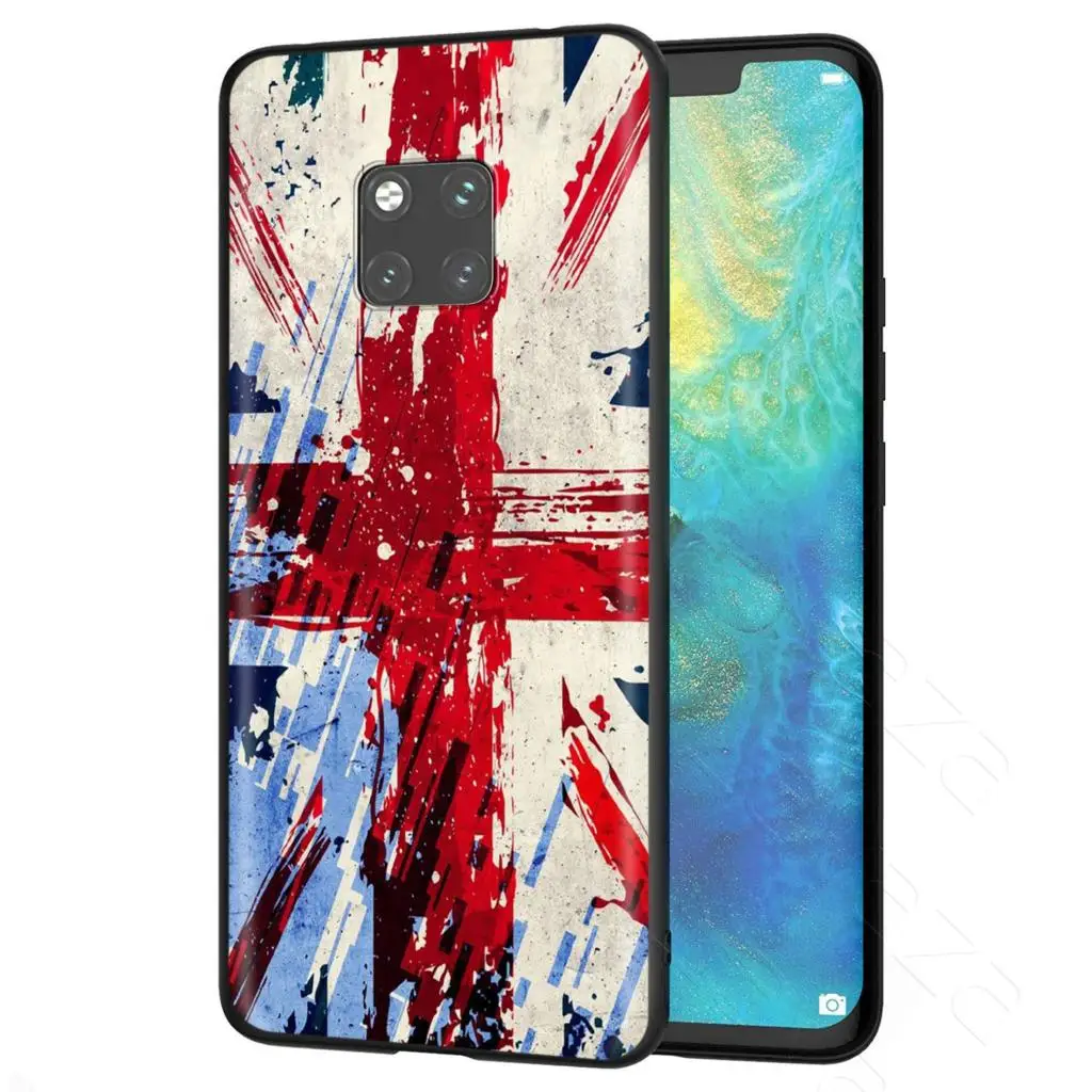 Lavaza England British English Uk Flag Case for Huawei Mate Y7 Y9 P8 P9 P10 P20 P30 P40 Max Lite Pro P Smart Mini |