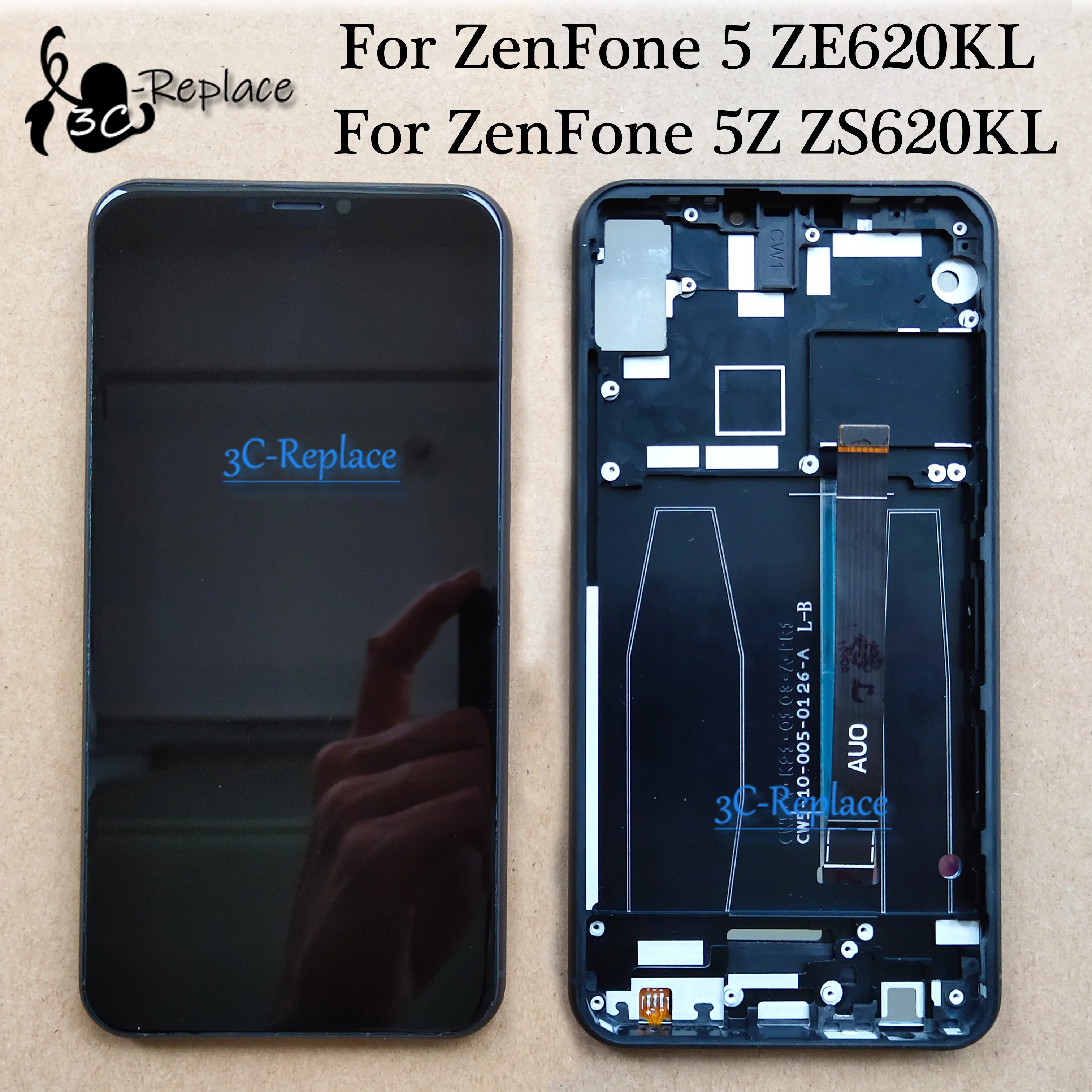 Оригинальный Полный ЖК-дисплей 6 2 дюйма для Asus ZenFone 5 2018 ZE620KL X00QD / 5Z ZS620KL сенсорный
