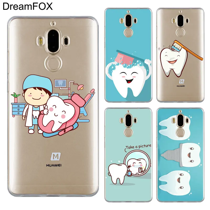 DREAMFOX M210 Dentist Dental Soft TPU Silicone Cover Case For Huawei Mate 8 9 10 20 30 Lite Pro |