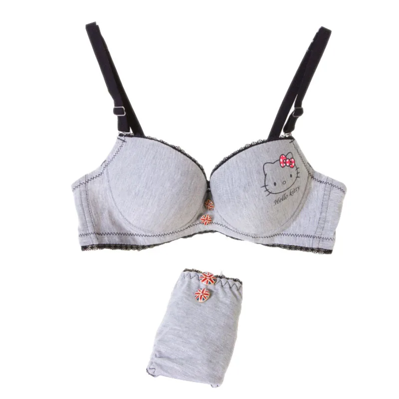 Для женщин нижнее белье Intimates хлопок удобный бюстгальтер набор молодых девушек