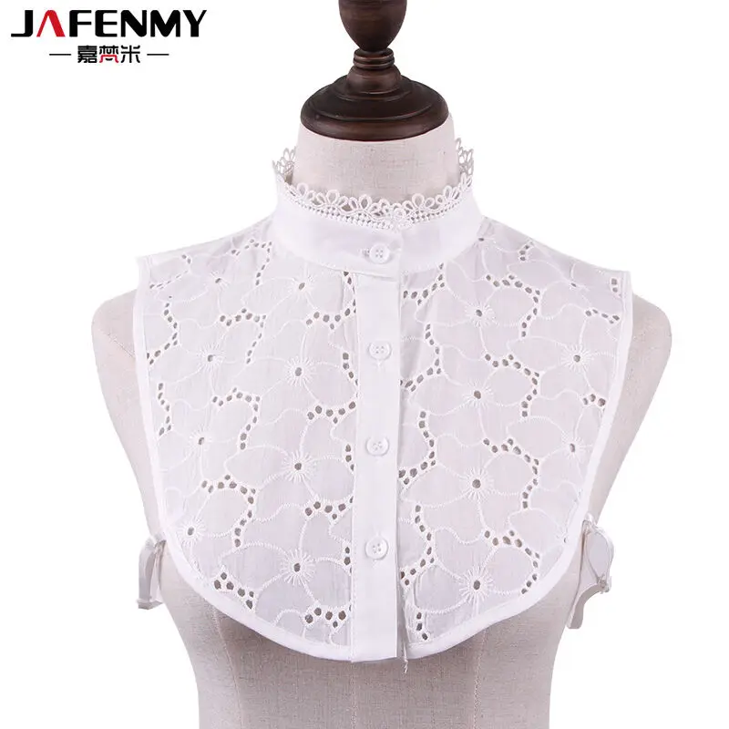 Новый модный ложный воротник белый кружевной воротник-стойка съемный лацкан