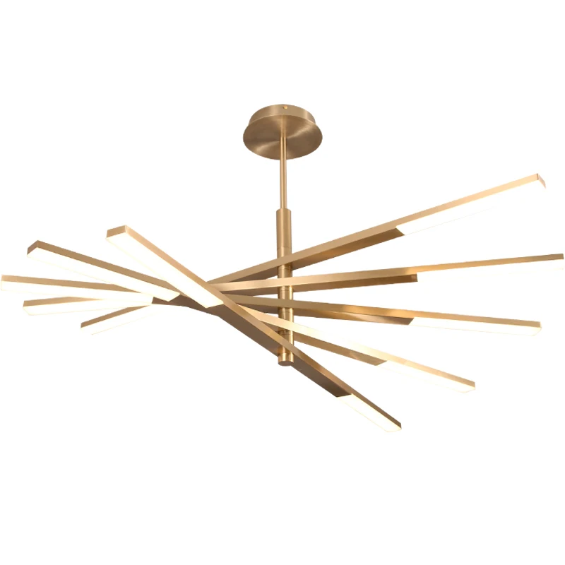 

Modern minimalist all-aluminum restaurant lamps attic duplex villa creative personality Nordic living room Pendant WF5271345