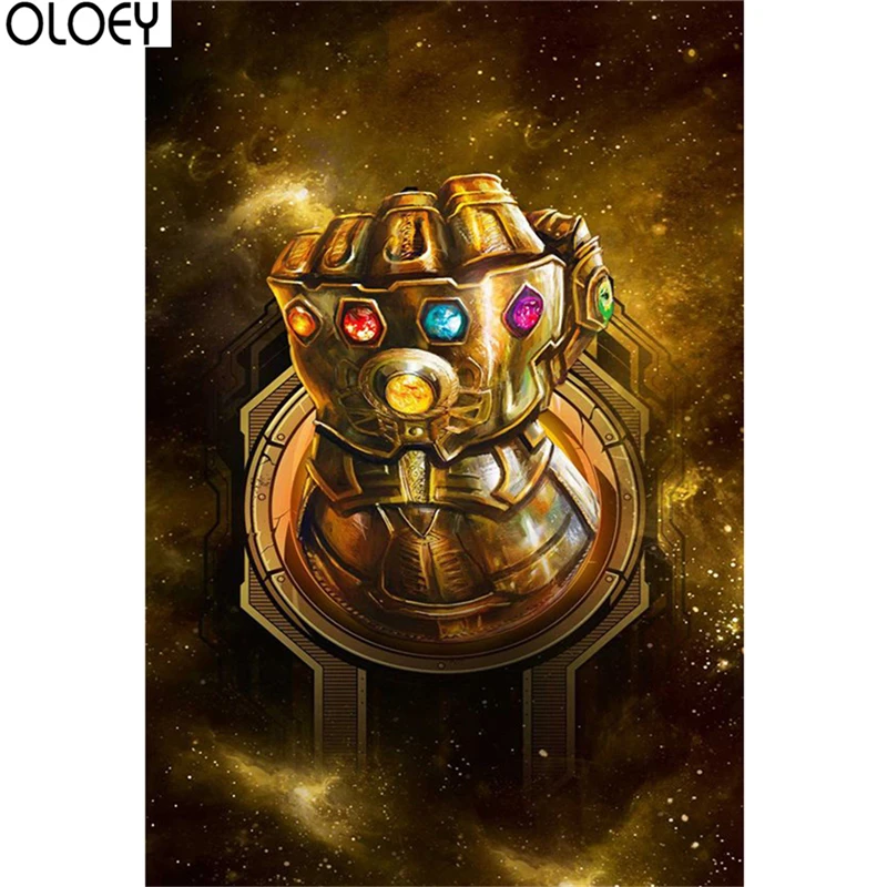 Полная квадратная дрель Avengers4 Алмазная картина 5D DIY Вышивка специальные часы с