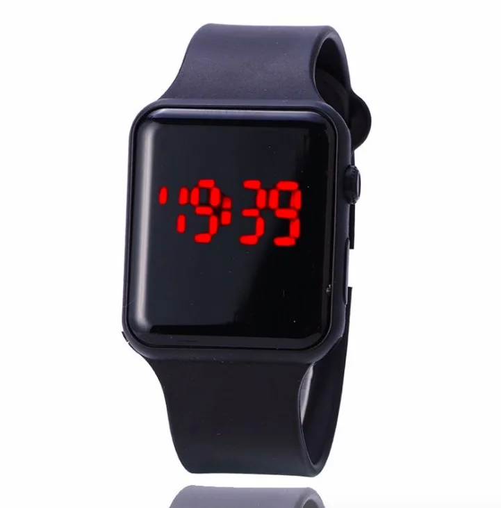 Цифровые мужские часы детские montre homme Смарт спортивные наручные Led модные