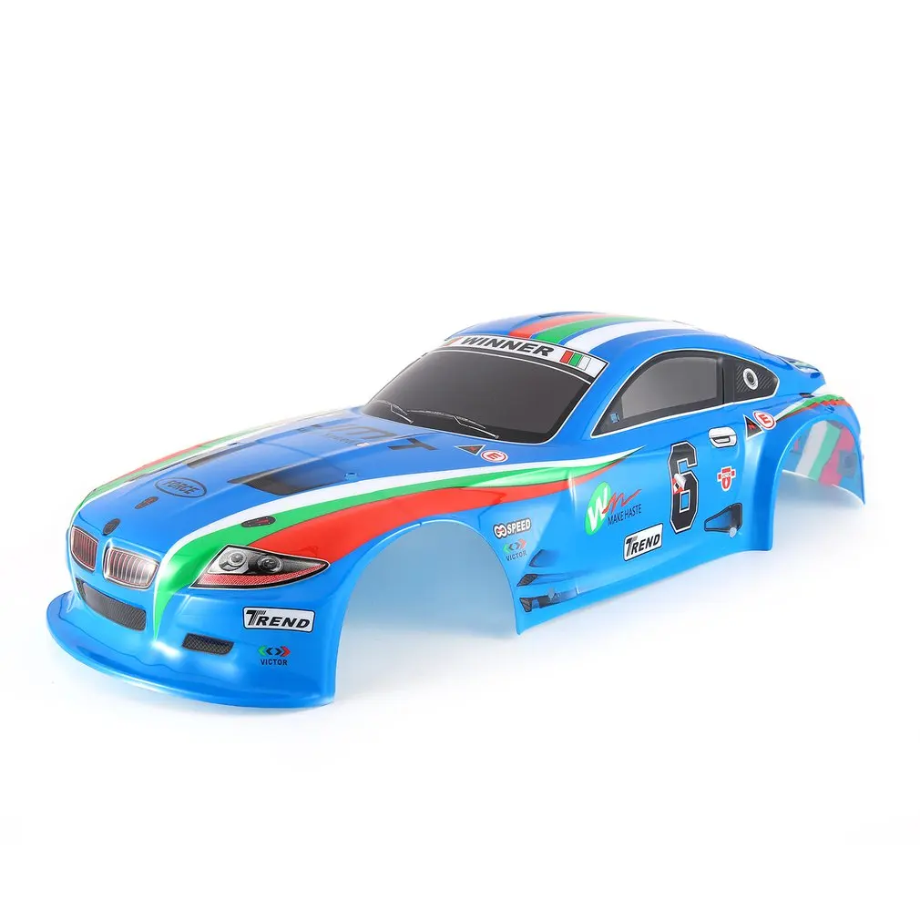 1/10 RC Car Shell Body for 1:10 RC Racing Car Car Flat Sports Drift Vehicle RTR Toys Parts Multicolor RC Car Model Toys Parts
