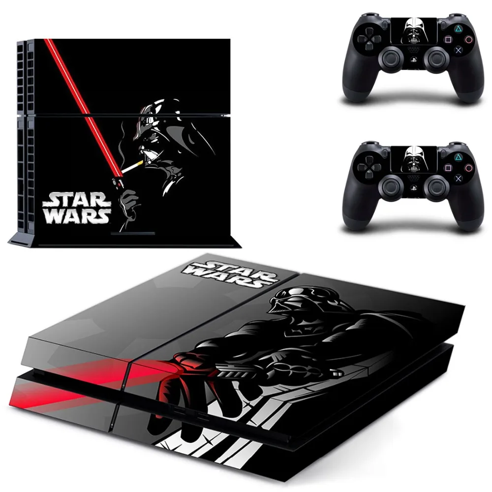 PS4 Кожа Наклейка виниловая для sony playstation 4 консоль и 2 контроллера-фильм Звездные войны