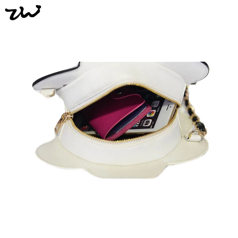 Белый сумка Новая Мода Известных Дизайнеров Большой Цветок Стиль Сумка Для