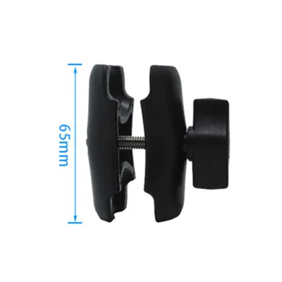 65mm length Jadkinsta 65 или 95 мм двойной разъем Arm используется с 1 дюймовыми шариковыми базами и держателем для Gopro камеры смартфона для Ram mount - Цвет: 65mm length